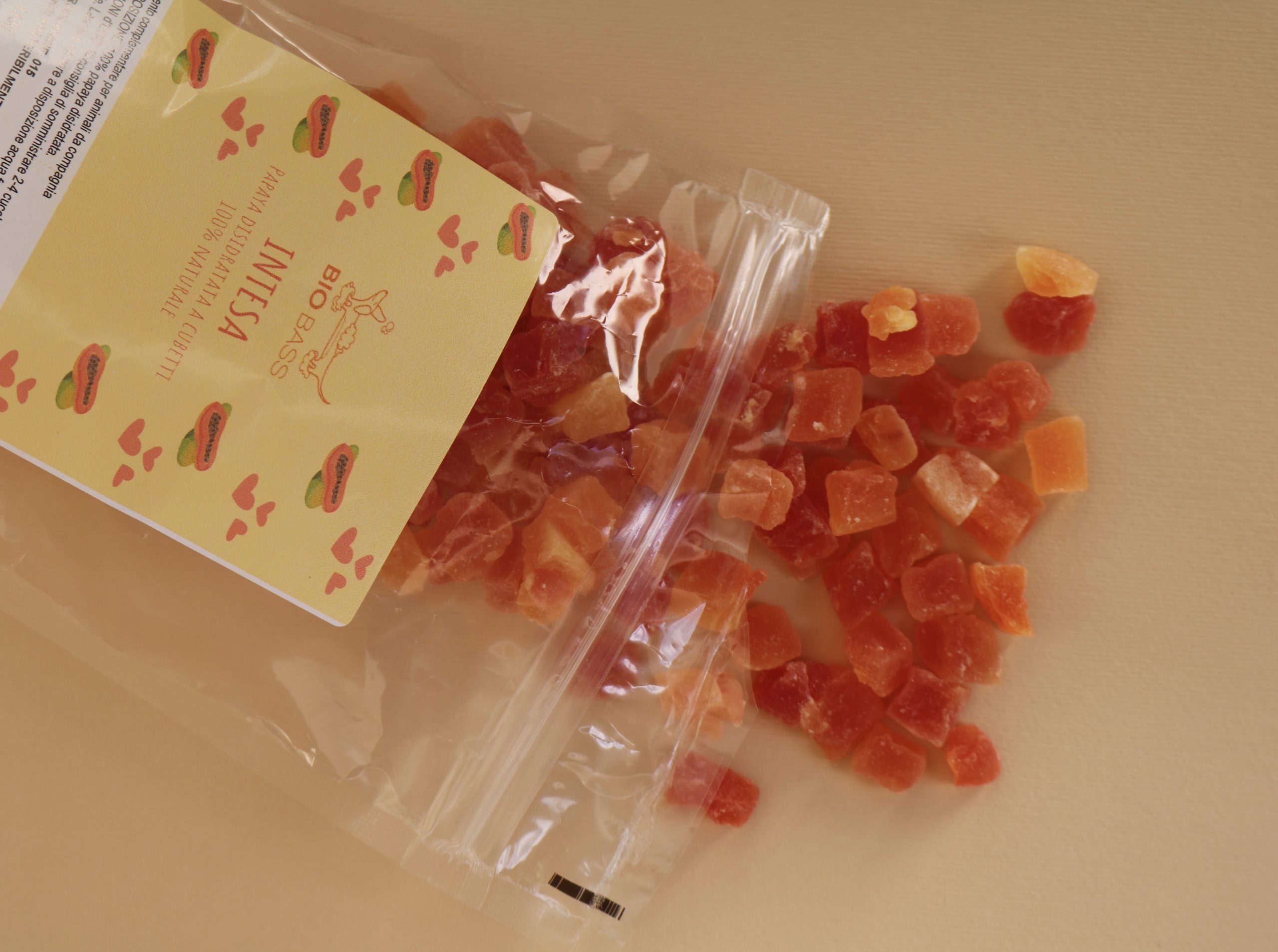 Papaya Disidratata nel Box San Valentino